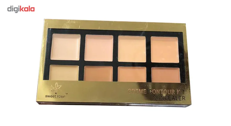 پالت کانتورینگ سویت رز مدل creme contour concealer kit کد 1 - تصویر 2