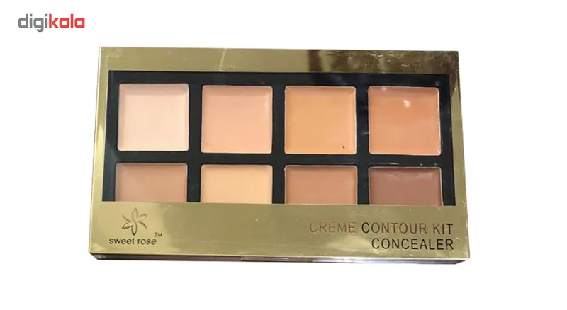 پالت کانتورینگ سویت رز مدل creme contour concealer kit کد 2 - تصویر 2