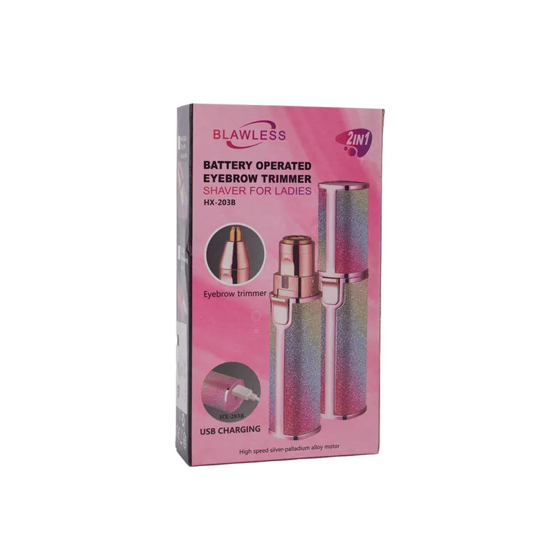 ماشین اصلاح موی صورت و بدن چرخشی مدل HX-203B با تیغه استیل ضد زنگ، باتری قابل شارژ با شارژ سریع و طراحی ارگونومیک سبک و همراه برس تمیزکننده و کابل شارژ Micro-USB - تصویر 4