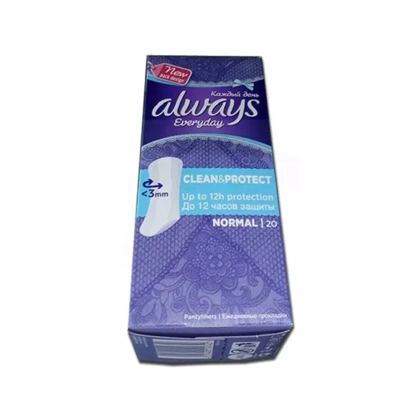 پد بهداشتی روزانه الویز مدل Clean & Protect بسته 20 عددی