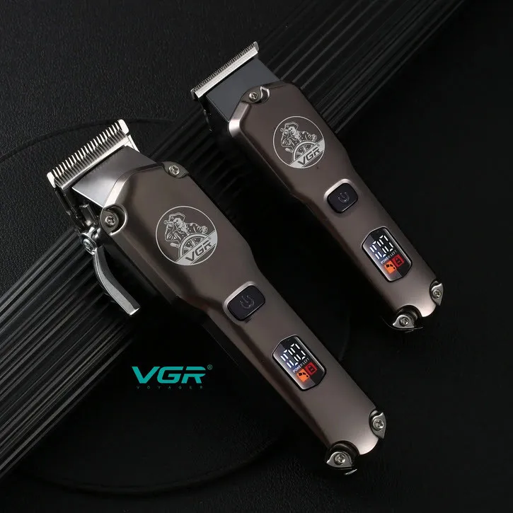 ماشین اصلاح موی سر و صورت وی جی ار مدل V-675 مجموعه 2 عددی - تصویر 2
