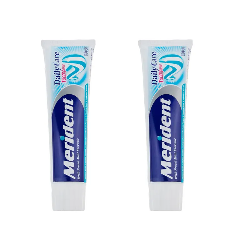 خمیر دندان سفید کننده مریدنت سری Fluoride Plus مدل Mint وزن 130گرم بسته 2 عددی - تصویر 2