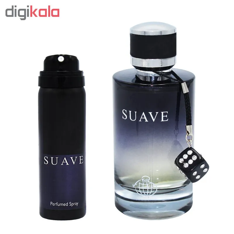 ادو پرفیوم مردانه فراگرنس ورد مدل Suave حجم 100 میلی لیتر به همراه اسپری فراگرنس مدل Suave حجم 75 میلی لیتر - تصویر 2