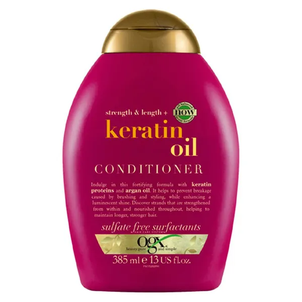 نرم کننده مو او جی ایکس مدل Keratin Oil حجم 385 میلی لیتر - تصویر 2