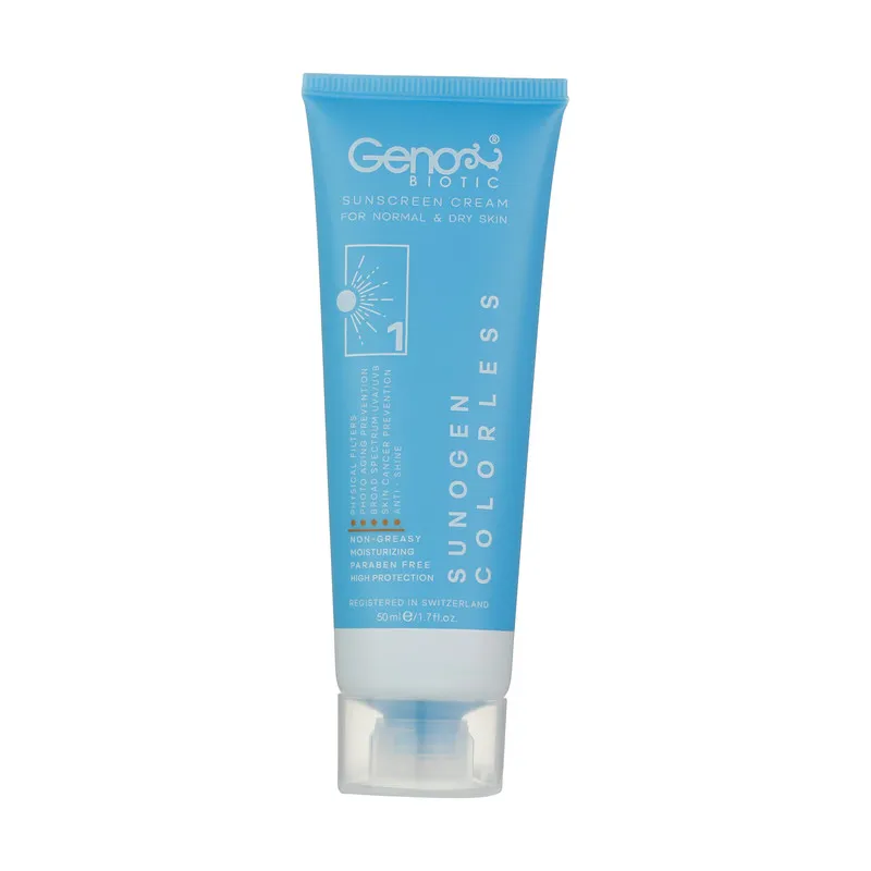 کرم ضدآفتاب ژنوبایوتیک مدل 02، حجم 50 میلیلیتر - تصویر 5