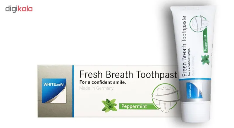 خمیر دندان خوشبو كننده وایت اسمایل مدل Fresh Breath حجم 75 میلی لیتر - تصویر 3