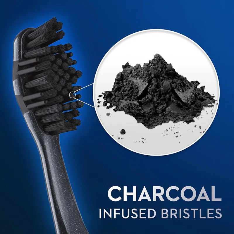 مسواک اورال-بی مدل CHarcoal با برس نرم بسته  2 عددی - تصویر 2