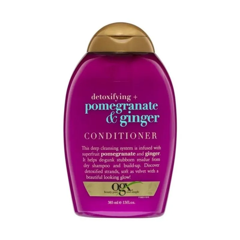 نرم کننده مو او جی ایکس مدل Pomegranate and Ginger حجم 385 میلی لیتر
