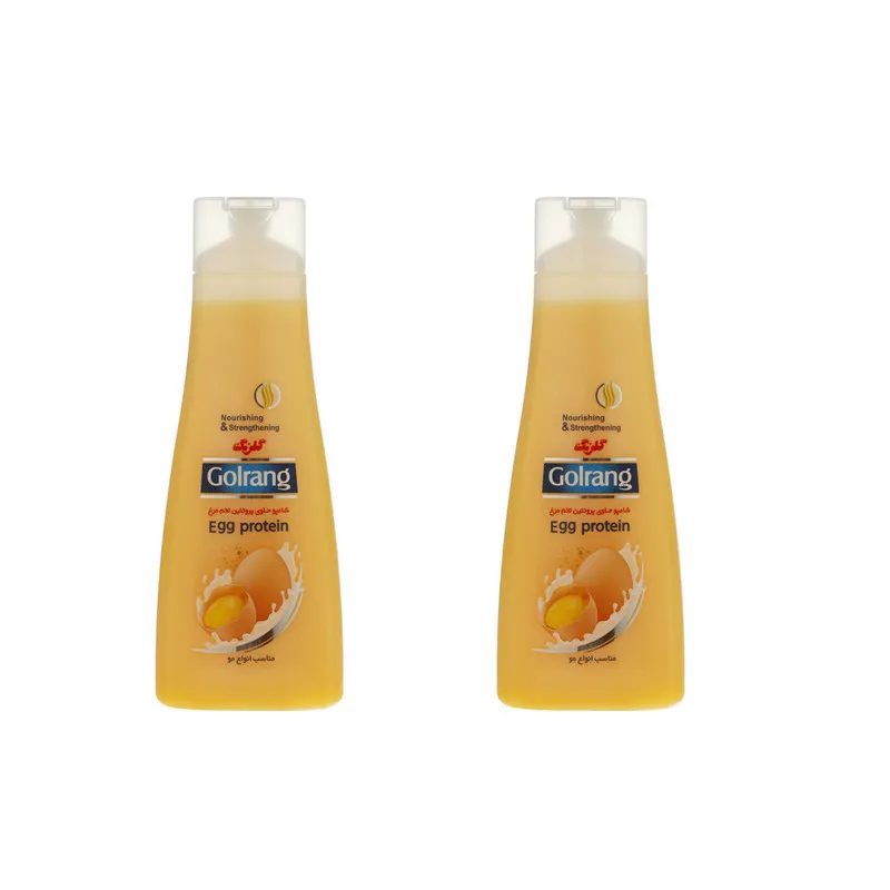 شامپو مو گلرنگ مدل Egg protein وزن 400 گرم بسته 2 عددی - تصویر 2