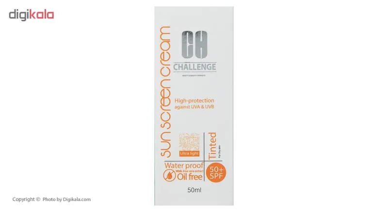 کرم ضد آفتاب چلنج مدل Tinted For Dry Skin حجم 50 میلی لیتر - تصویر 5