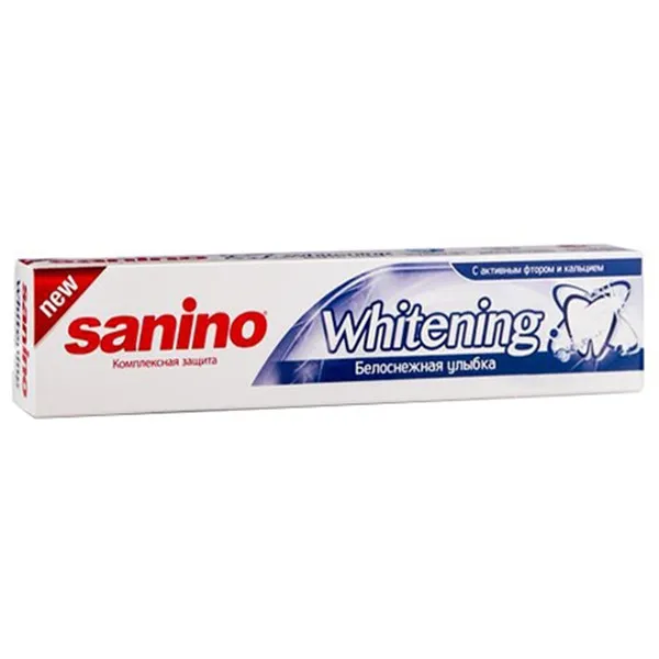 خمیر دندان سانینو مدل whitening حجم 75 میلی لیتر - تصویر 2
