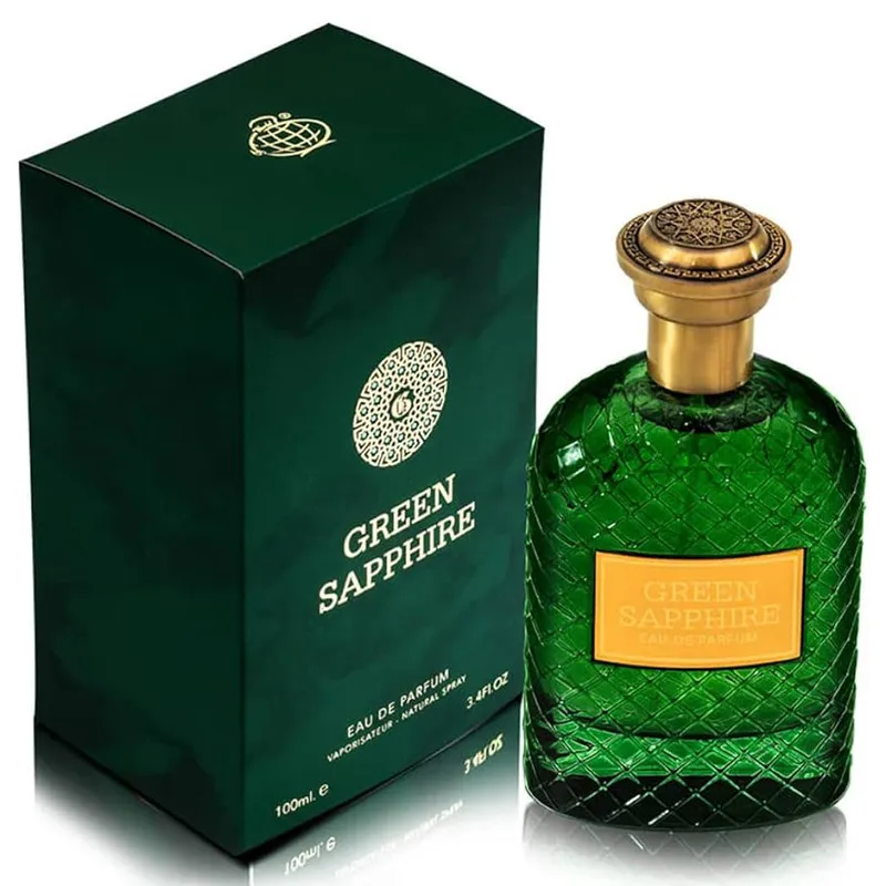 ادو پرفیوم مردانه فراگرنس ورد مدل GREEN SAPPHIRE حجم 100 میلی لیتر - تصویر 4