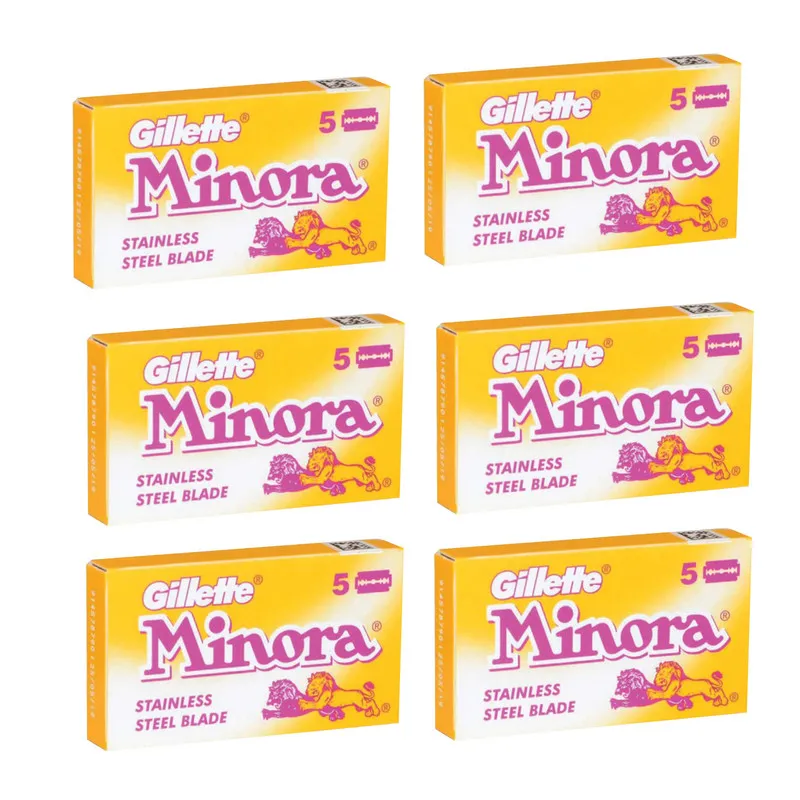 تیغ یدک ژیلت مدل MINORA مجموعه 6 عددی - تصویر 2