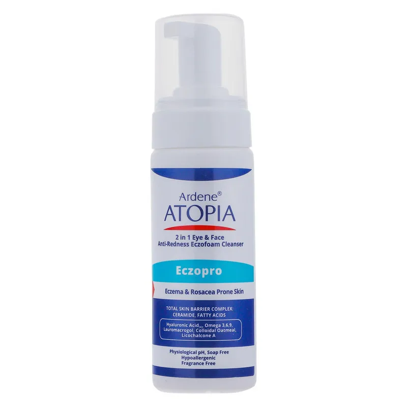 فوم شستوشوی صورت آردن آتوپیا مدل ECZOPRO حجم 150 میلیلیتر