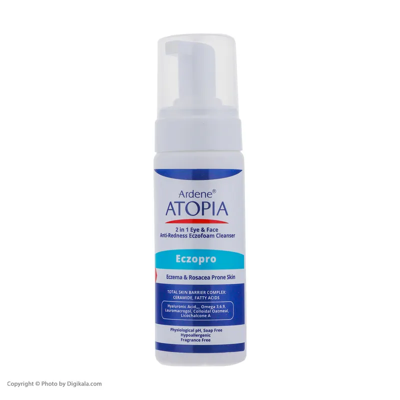 فوم شستوشوی صورت آردن آتوپیا مدل ECZOPRO حجم 150 میلیلیتر - تصویر 3