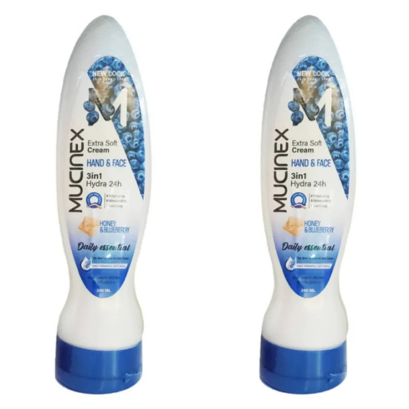 کرم مرطوب کنننده ماسینکس مدل عسل و بلوبری حجم 200 میلی لیتر مجموعه 2 عددی - تصویر 2