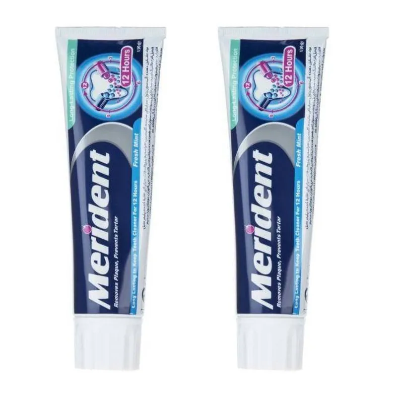 خمیر دندان مریدنت مدل Long lasting protection حجم 130 میلی لیتر بسته 2 عددی - تصویر 2