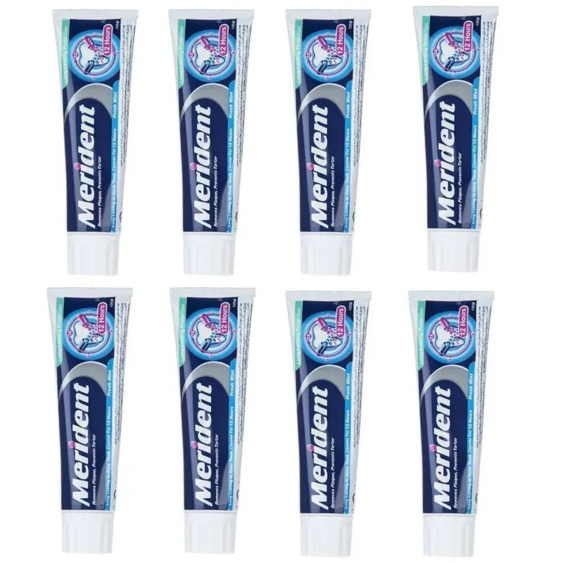 خمیر دندان مریدنت مدل Long lasting protection حجم 130 میلی لیتر بسته 8 عددی
