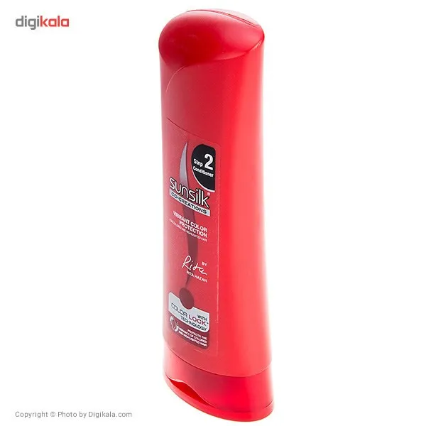 نرم کننده موی رنگ شده سان سیلک مدل Vibrate Color Protection Step 2 200ml - تصویر 3