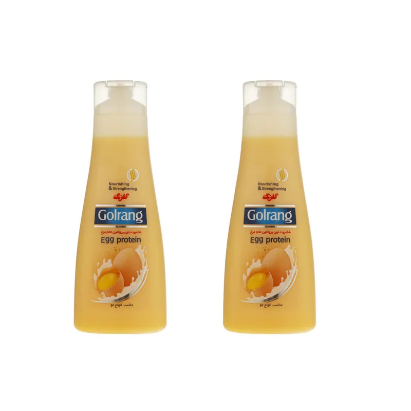 شامپو مو گلرنگ مدل Egg protein وزن 900 گرم بسته 2 عددی - تصویر 2