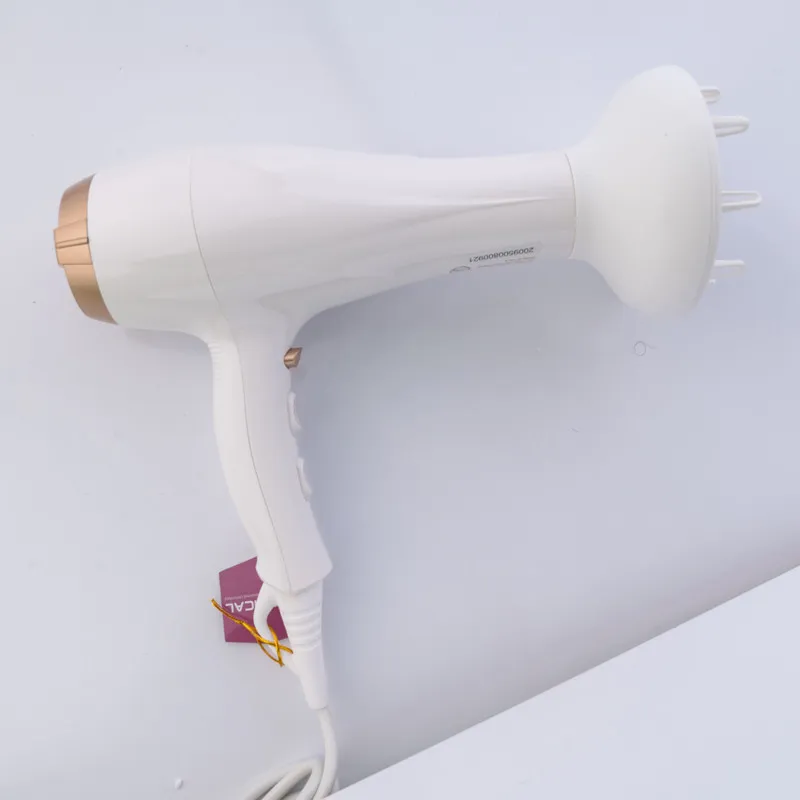 سشوار حرفه‌ای 2200 وات لکسیکال مدل LHD-5008، موتور AC، وزن 250 گرم، دارای سری متمرکز‌کننده باریک، سری دندانه‌دار با ویژگی صاف‌کنندگی، با قابلیت باد سرد - تصویر 3