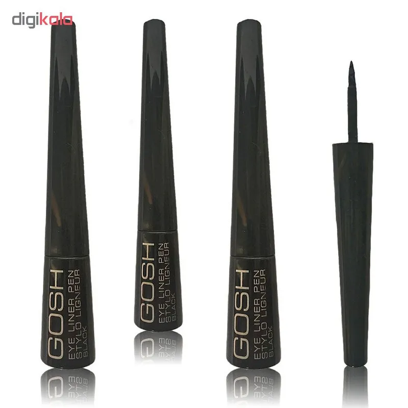 خط چشم مایع گاش مدل Stylo Ligneur Black - تصویر 2