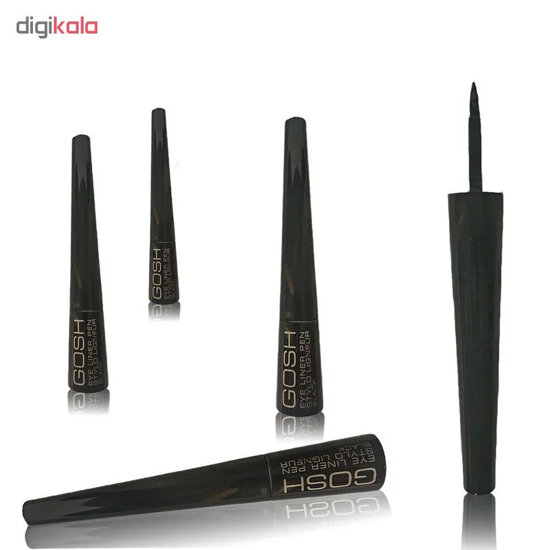 خط چشم مایع گاش مدل Stylo Ligneur Black - تصویر 3