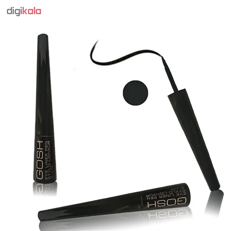 خط چشم مایع گاش مدل Stylo Ligneur Black - تصویر 4