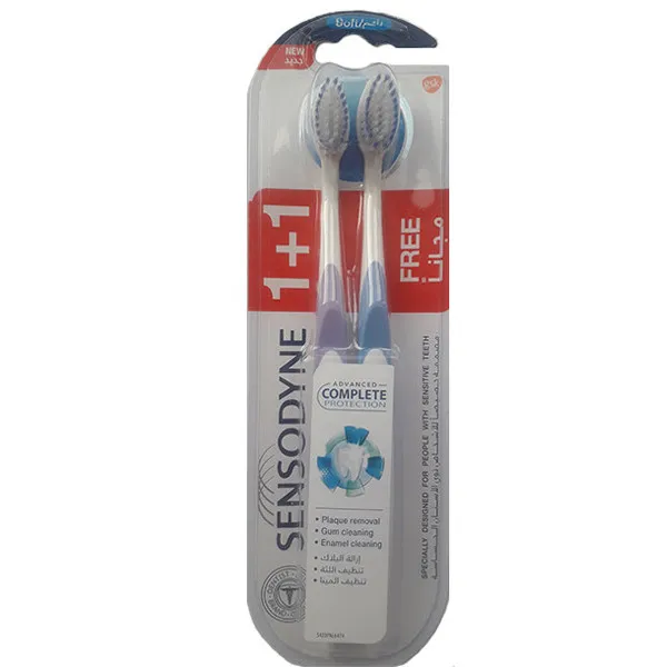 مسواک سنسوداین مدل COMPLETE PROTECTION ADVANCE با برس نرم بسته 2 عددی - تصویر 2
