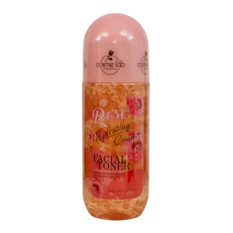 تونر پاک کننده صورت کازملب مدل rose حجم 450 میلی لیتر
