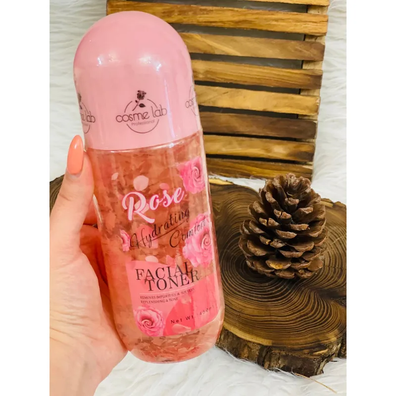 تونر پاک کننده صورت کازملب مدل rose حجم 450 میلی لیتر - تصویر 2
