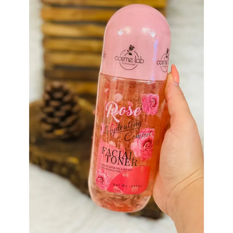 تونر پاک کننده صورت کازملب مدل rose حجم 450 میلی لیتر - تصویر 4