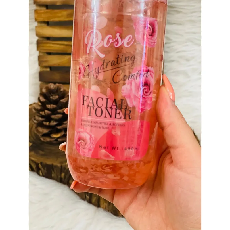 تونر پاک کننده صورت کازملب مدل rose حجم 450 میلی لیتر - تصویر 5