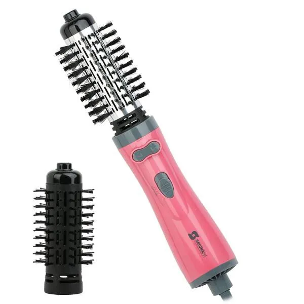 سشوار برس‌دار چرخشی 800 وات سایونا مدل 9127، موتور DC، وزن 700 گرم، المنت سرامیک - تصویر 2
