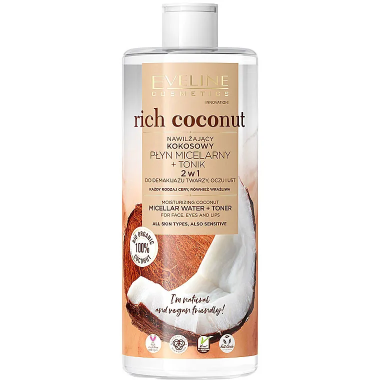 محلول پاک کننده آرایش اولین مدل Rich Coconut حجم 500 میلی لیتر - تصویر 2