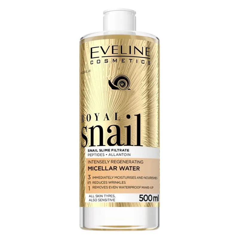 محلول پاک کننده آرایش صورت اولاین مدل Royal Snail حجم 500 میلی لیتر - تصویر 2