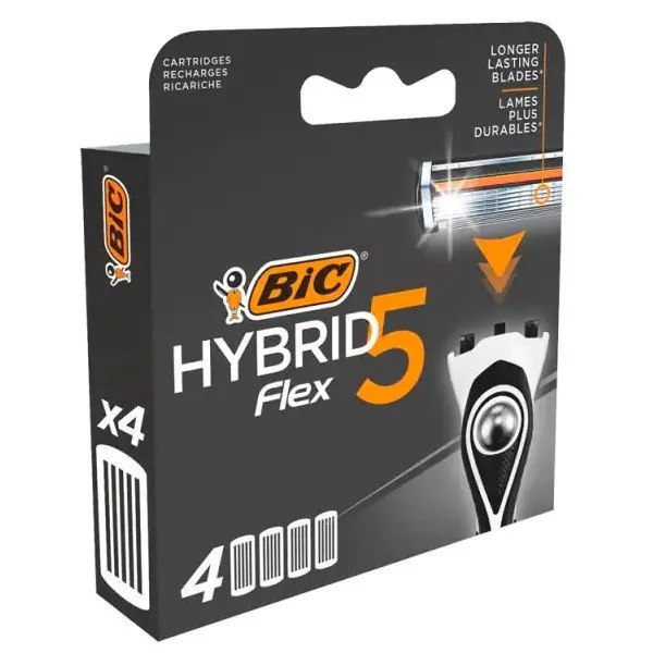 تیغ یدک بیک مدل HYBRID 5 FLEX مجموعه 4 عددی  - تصویر 5
