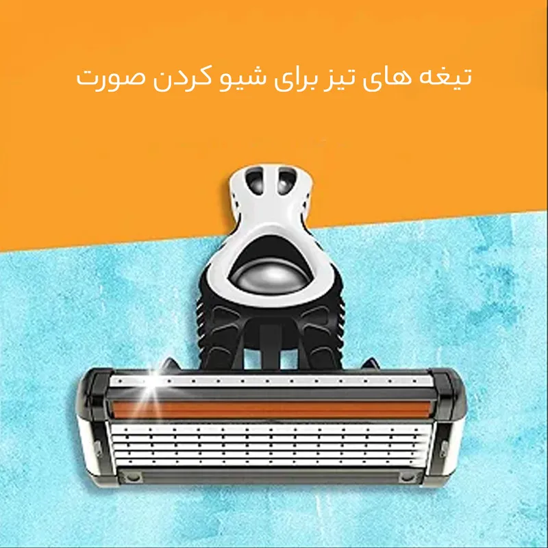 تیغ یدک بیک مدل HYBRID 5 FLEX مجموعه 4 عددی  - تصویر 6