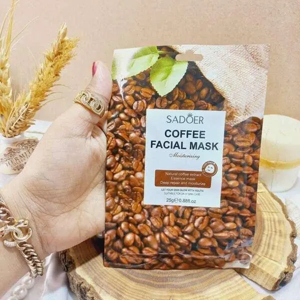 ماسک صورت سادوئر مدل قهوه وزن 25 گرم بسته 3 عددی - تصویر 2