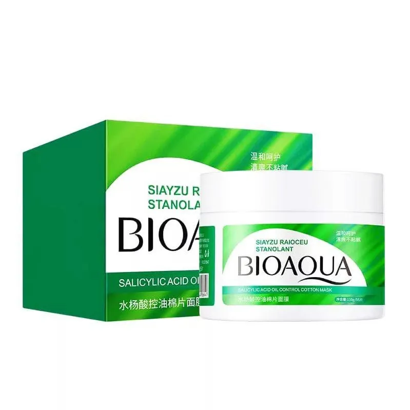 ماسک صورت بایو آکوا مدل سالیسیک اسید حجم 100 میلی لیتر بسته 50 عددی