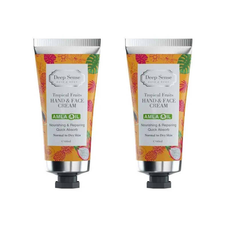 کرم مرطوب کننده دیپ سنس مدل tropical fruits حجم 60 میلی لیتر مجموعه 2 عددی - تصویر 4