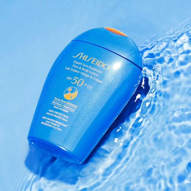 لوسیون ضد آفتاب رنگی spf 50 شیسیدو مدل Expert مناسب انواع پوست حجم 150 میلی لیتر - تصویر 3
