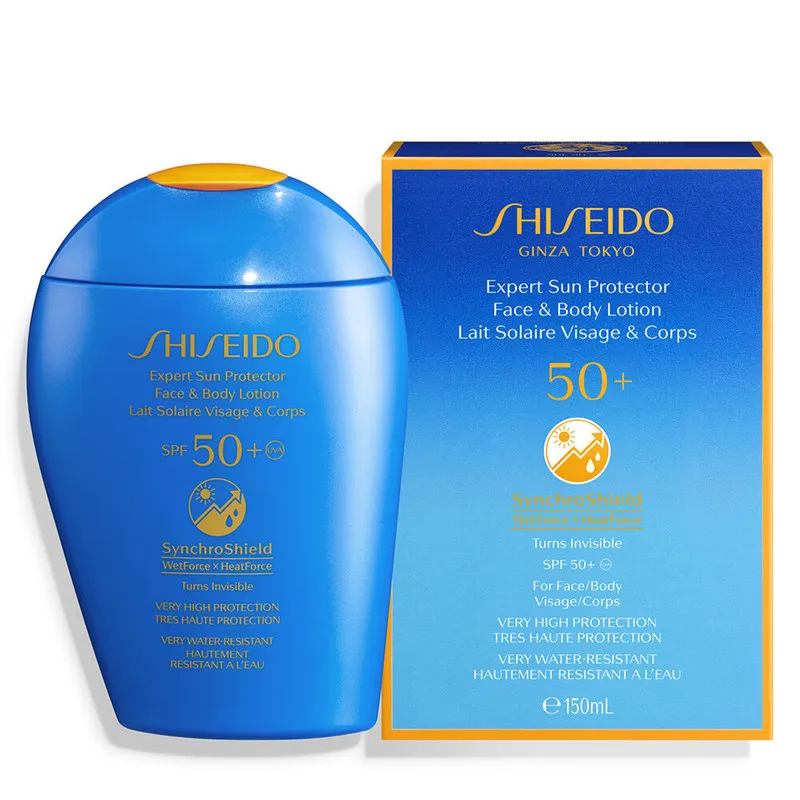 لوسیون ضد آفتاب رنگی spf 50 شیسیدو مدل Expert مناسب انواع پوست حجم 150 میلی لیتر - تصویر 5