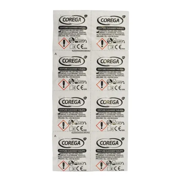 قرص تمیز کننده دندان مصنوعی کورگا مدل Bio Formel بسته 8 عددی - تصویر 2