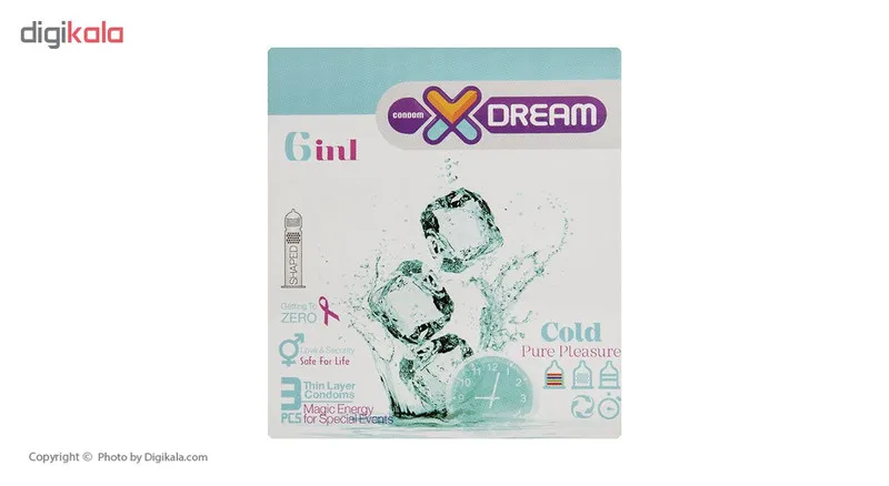 کاندوم ایکس دریم مدل Cold بسته 3 عددی - تصویر 2