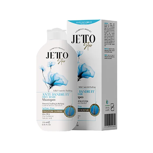 شامپو ضد شوره مو ژتو استار مدل Anti Oily Dantto حجم 250 میلی لیتر
