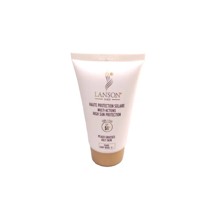 کرم ضدآفتاب رنگی لانسون SPF50 مدل multi action شماره 2 مناسب پوست های چرب حجم 40 میلی لیتر - تصویر 2