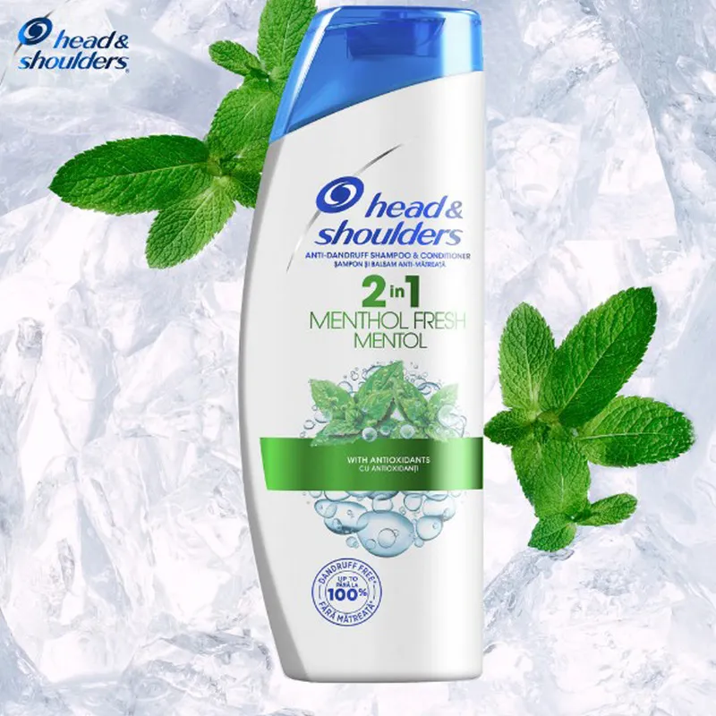 شامپو مو هد اند شولدرز مدل Menthol حجم 300 میلی لیتر - تصویر 3
