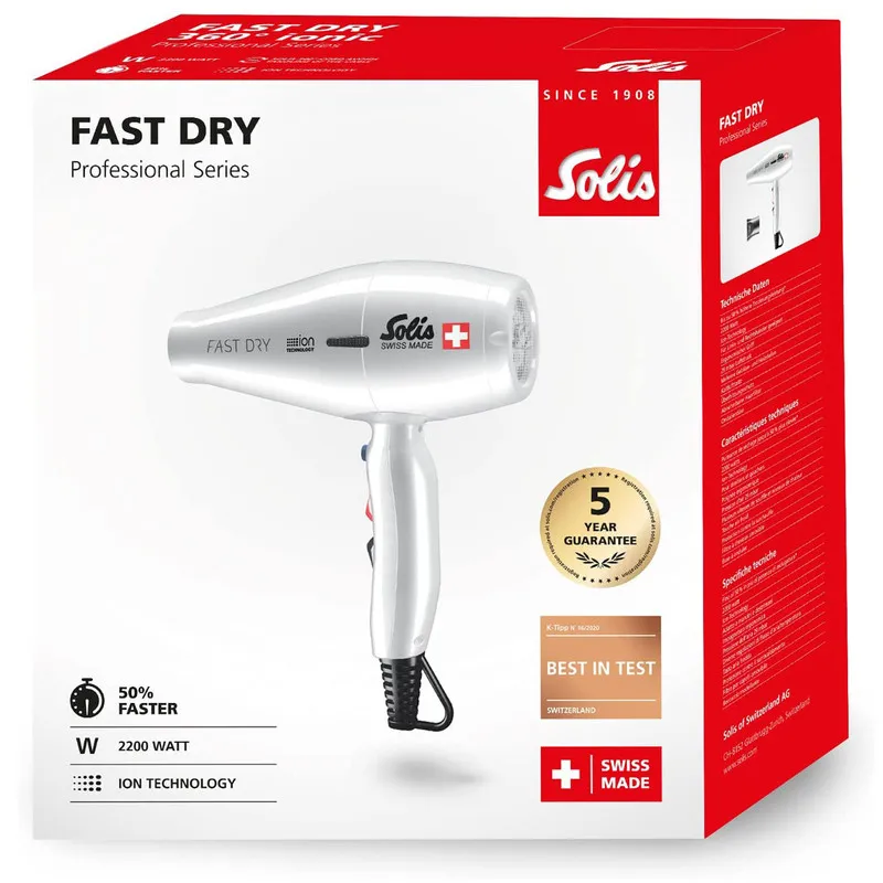 سشوار حرفه ای سولیس مدل Fast Dry - تصویر 5