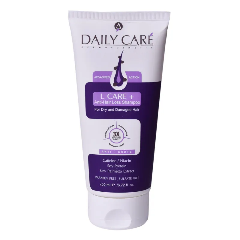 شامپو ضد ریزش مو دیلی کر مدل l care plus حجم 200 میلی لیتر